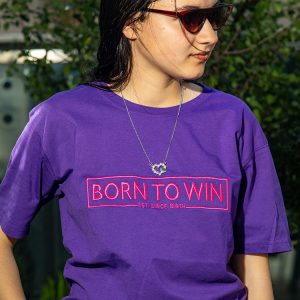 Colorblock Tshirt - Purple